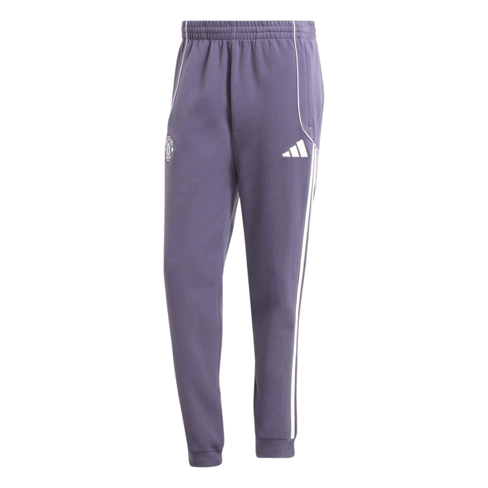 Adidas (Xxl, Purple) Mens Manchester United Fc Double Knit Tracksuit Bottoms