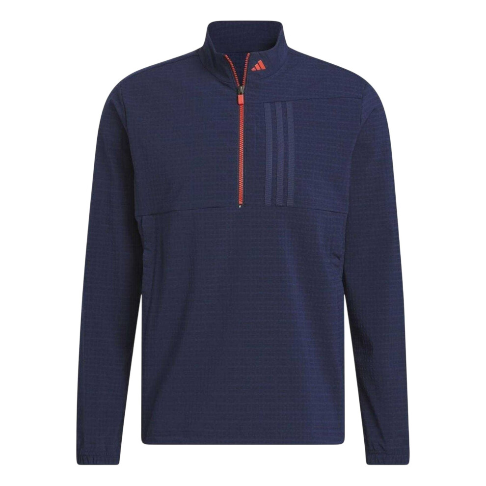 Adidas (S, Navy) Mens Ultimate365 Tour Half Zip Golf Pullover Blue,Multicoloured