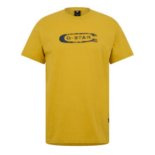 G-Star Mens Distressed Logo Regular T-Shirt