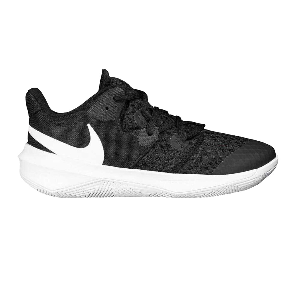 Nike (4 Uk, Black/White) Mens Hyperspeed Court Leather Trainers