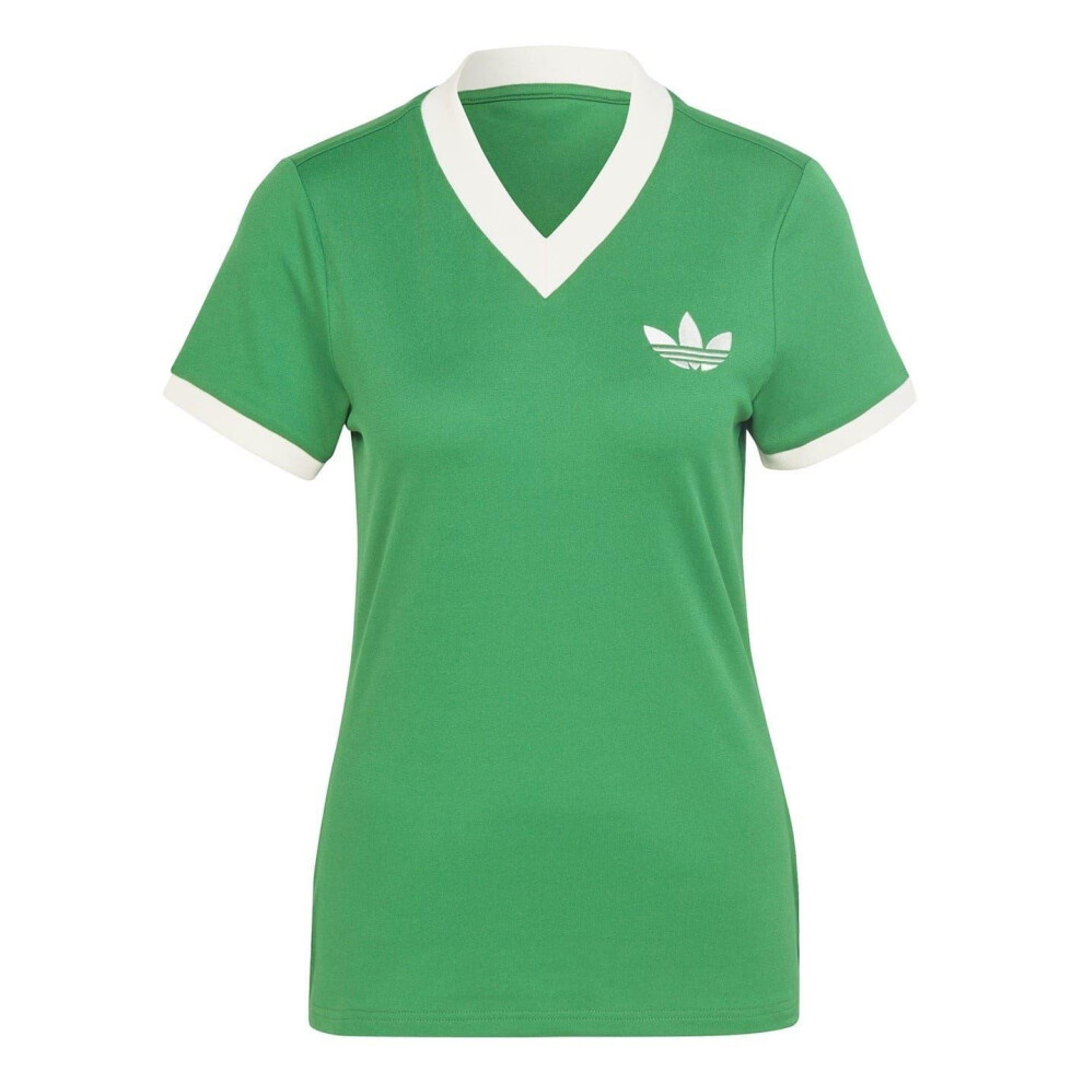Adidas Womens/Ladies Originals Trefoil V Neck Short-Sleeved T-Shirt