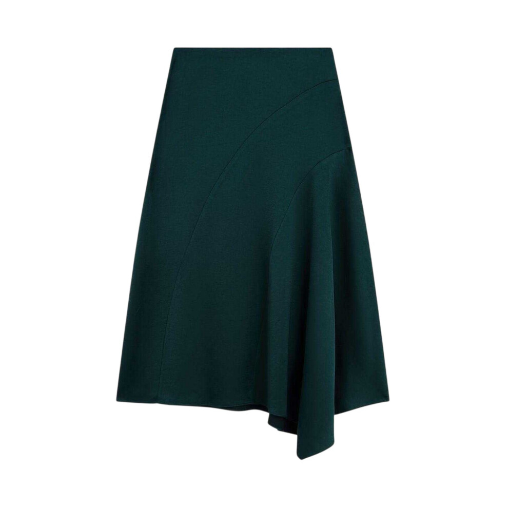Ted Baker (S, Dark Green) Womens/Ladies Midi Skirt