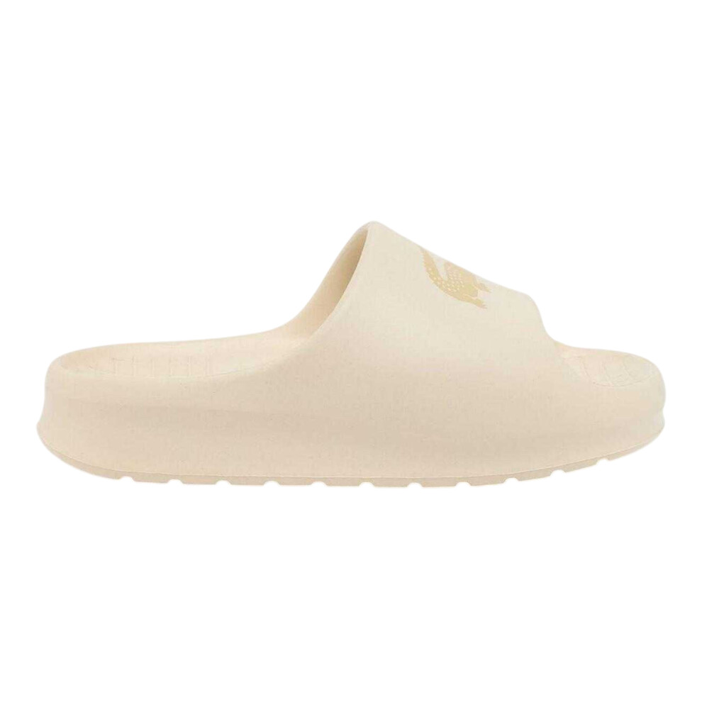 Lacoste (6 Uk, Off White) Mens Serve Crocodile Holiday Sliders