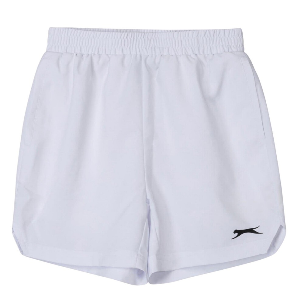Slazenger (7-8 Years, ) Childrens/Kids Court Tennis Shorts White