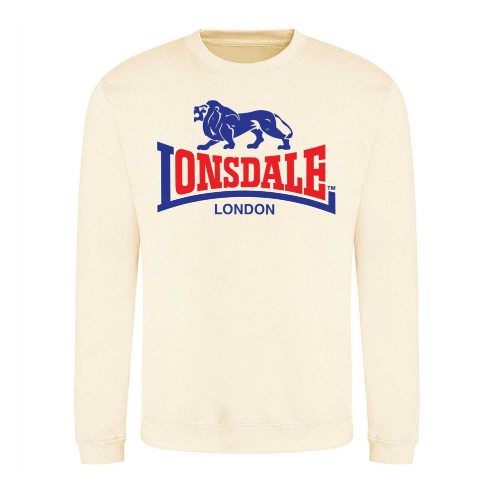 Lonsdale (L, Vanilla) Unisex Adult Logo Tearaway Sweatshirt Multicoloured