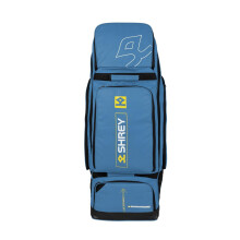 (One Size, Brittany Blue) Shrey Cricket Wheelie Duffle Bag