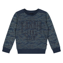 (14-15 Years, Blue) Farah Childrens/Kids Camo Crew Neck Sweatshirt