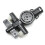 4X Headlight Water Spray Nozzle Washer Jet Connector Adapter Holder for 5
