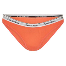 (10 UK, Coral) Calvin Klein Womens/Ladies Logo Cotton Blend Thong
