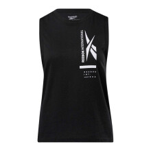 Reebok Womens/Ladies Logo Crew Neck Regular Tank Top