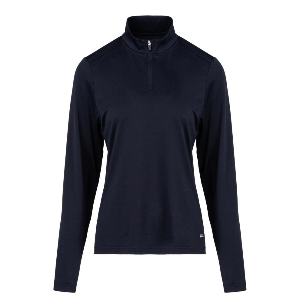 Slazenger (10 Uk, Navy) Womens/Ladies Logo Half Zip Top Blue,Multicoloured