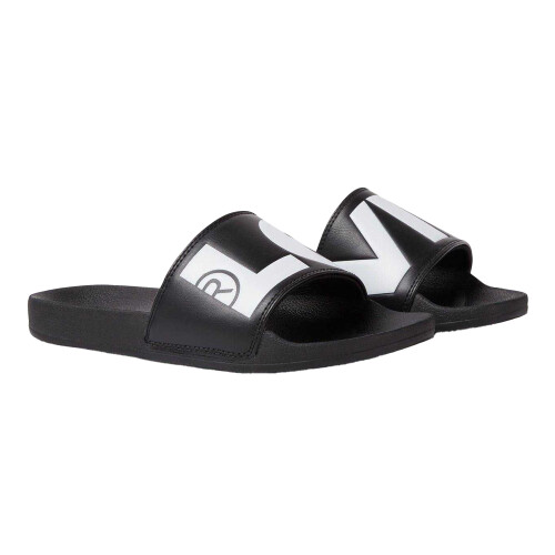 (3 UK, Black) Levis Mens June Sliders 2