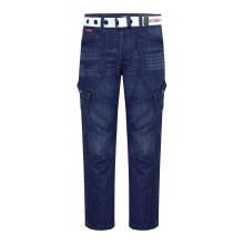 Lee Cooper Mens Belted Cargo Jeans