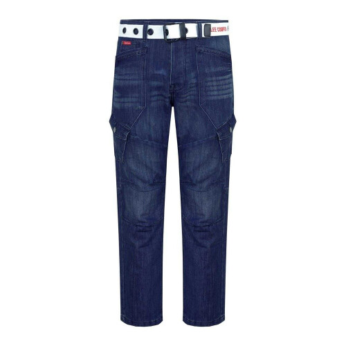 Lee Cooper Lee Cooper Mens Belted Cargo Jeans