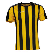 Hummel Mens Striped Logo T-Shirt