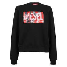 (10 UK, Black) Diesel Womens/Ladies Block Logo Sweatshirt