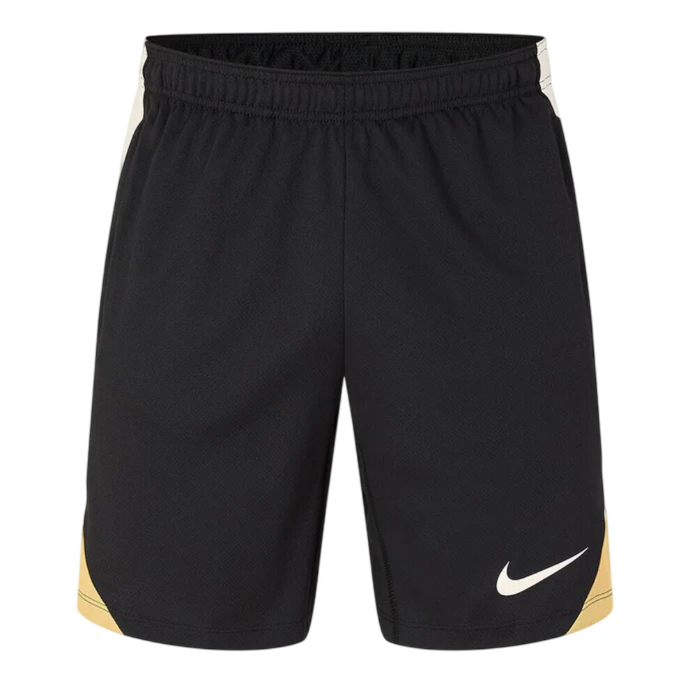 Nike (Xs, Black/Gold) Mens Strike Football Shorts