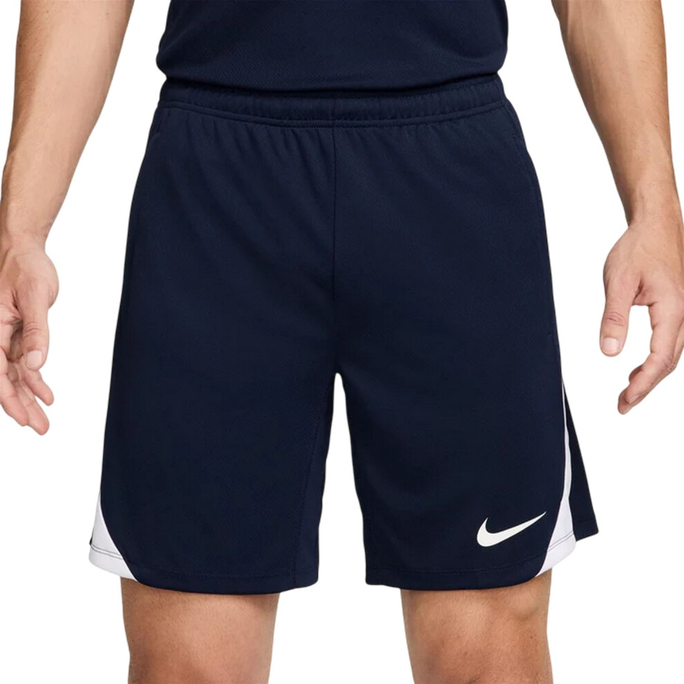 Nike (Xs, Obsidian Blue/White) Mens Strike Football Shorts