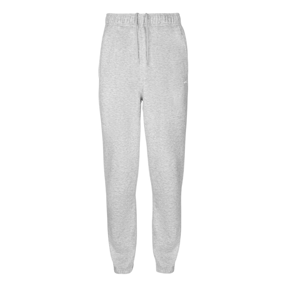 Slazenger (Xs, Marl) Mens Fleece Cuffed Jogging Bottoms Grey