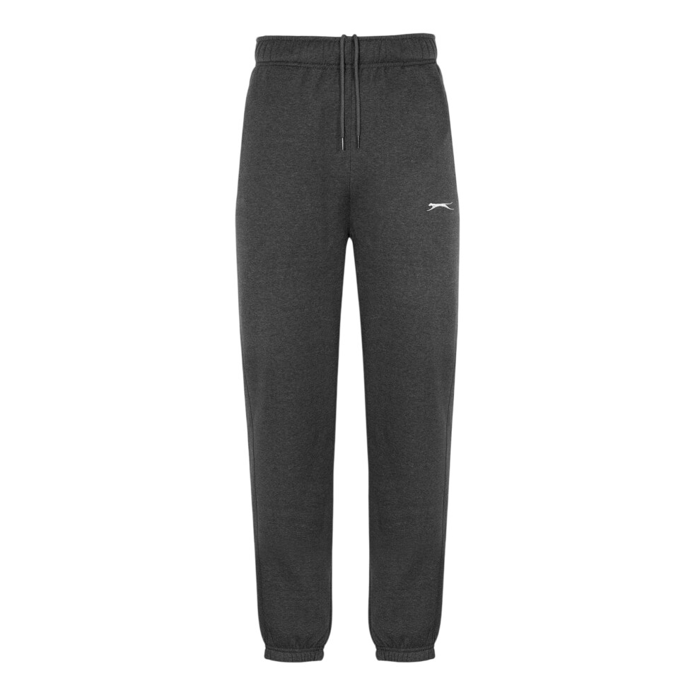 Slazenger (S, Charcoal Marl Marl) Mens Fleece Cuffed Jogging Bottoms Multicoloured