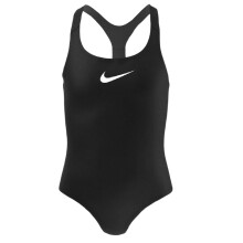 (8-9 Years, Black) Nike Girls Essential Racerback One Piece Swimsuit