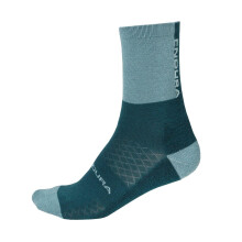 (One Size, Deep Teal) Endura Womens/Ladies BaaBaa Merino Wool Cycling Socks