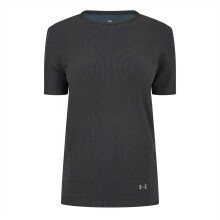 (14 UK, Black) Under Armour Womens/Ladies Rush Seamless T-Shirt