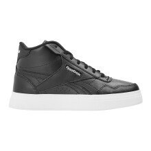 (5 UK R, Black/White) Reebok Womens/Ladies Court Advance Mid Cut Trainers