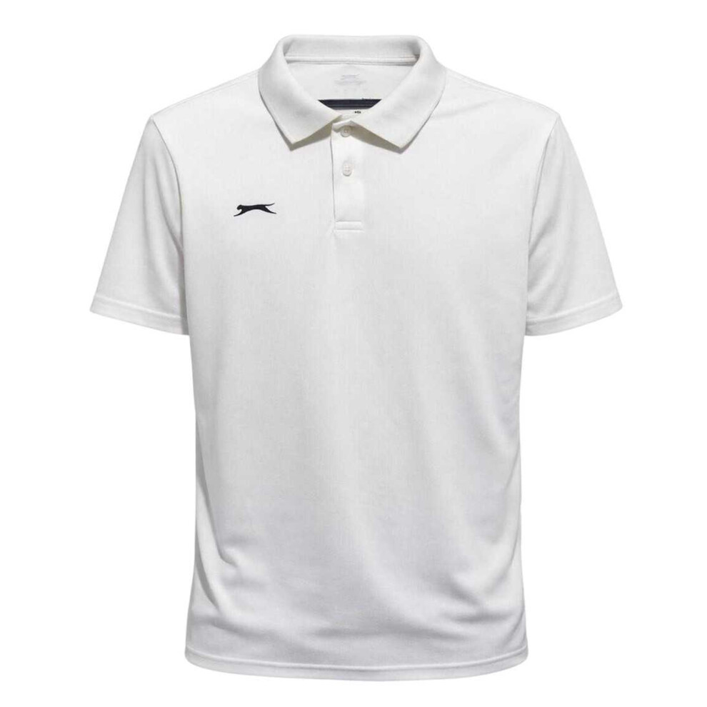 Slazenger (13 Years, Cream) Childrens/Kids Aero Logo Polo Shirt