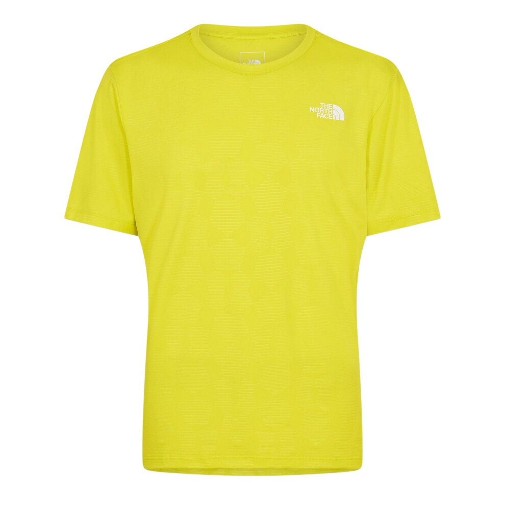 The North Face (L, Sulphur) Mens 24/7 Regular T-Shirt Green