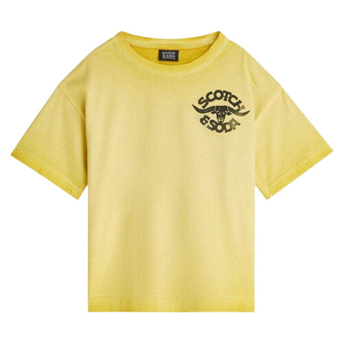Scotch And Soda Boys Logo Oversized T-Shirt
