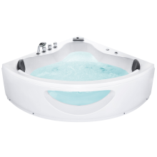 Corner Hot Tub with LED TOCOA 1900 x 1380 mm White