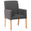 Beliani Dining Chair ROCKEFELLER Fabric Grey 1