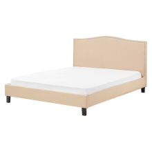 Bed Fabric MONTPELLIER 160 x 200 cm (EU King Size) Beige