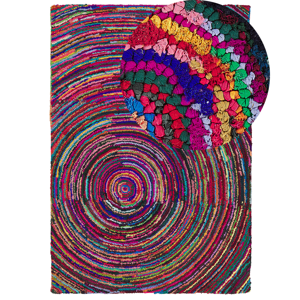 Beliani Rug Malatya Multicolour 160 X 230 Cm