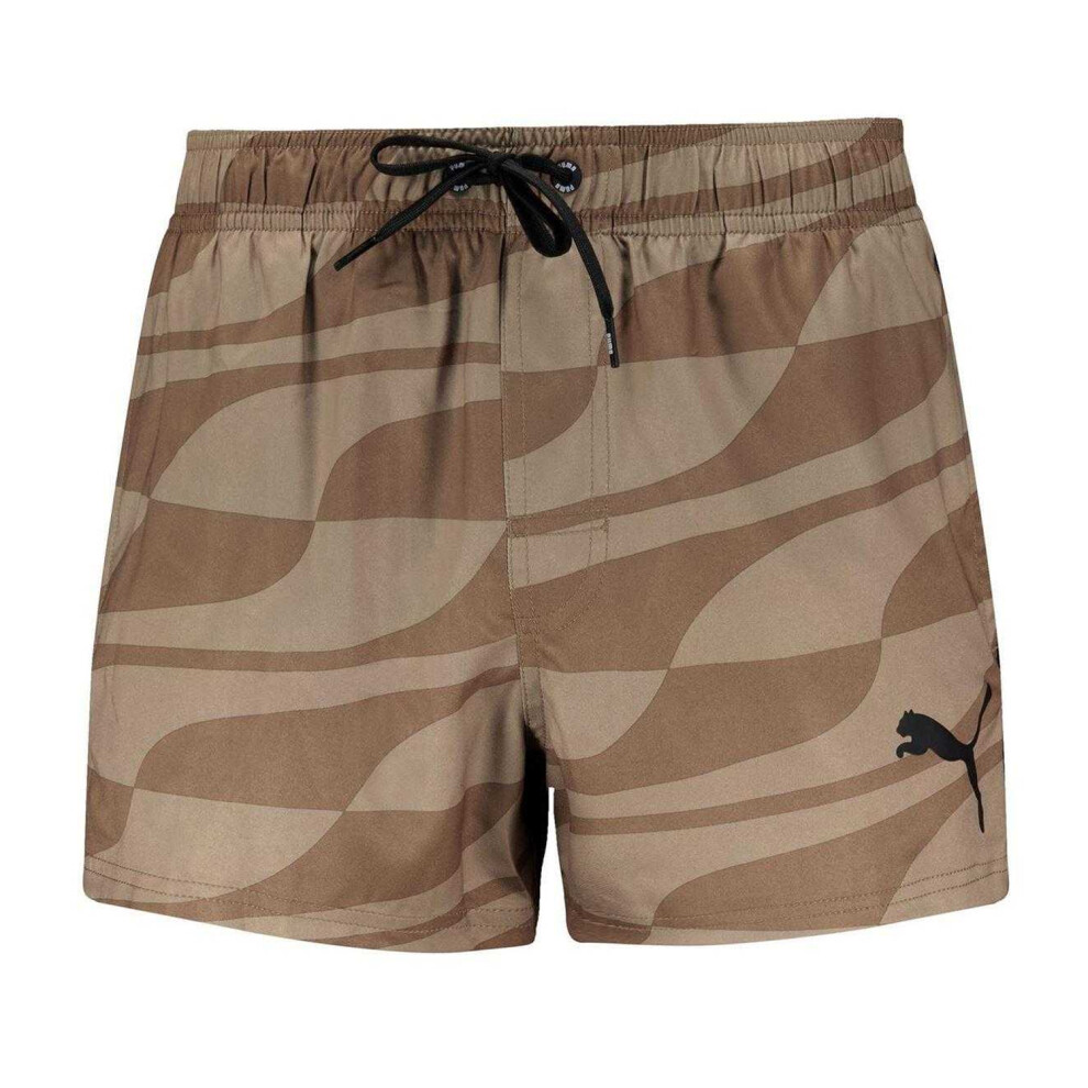 Photos - Swimwear Puma Mens Camo Swim Shorts Multicoloured 