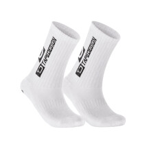 (One Size, White) TapeDesign Childrens/Kids Grip Socks