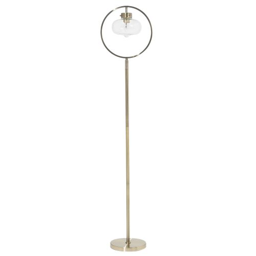 Beliani Floor Lamp SEVERN Metal Gold