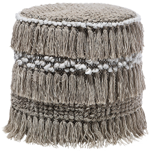 Pouffe NOIDA Cotton Beige