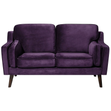 Sofa 2 Seater LOKKA Velvet Purple