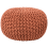 Beliani Pouffe CONRAD Cotton Copper 1