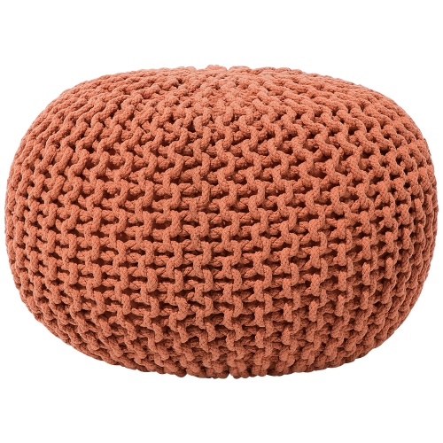 Beliani Pouffe CONRAD Cotton Copper
