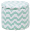 Beliani Storage Pouffe TUNICA Cotton Mint Green 1