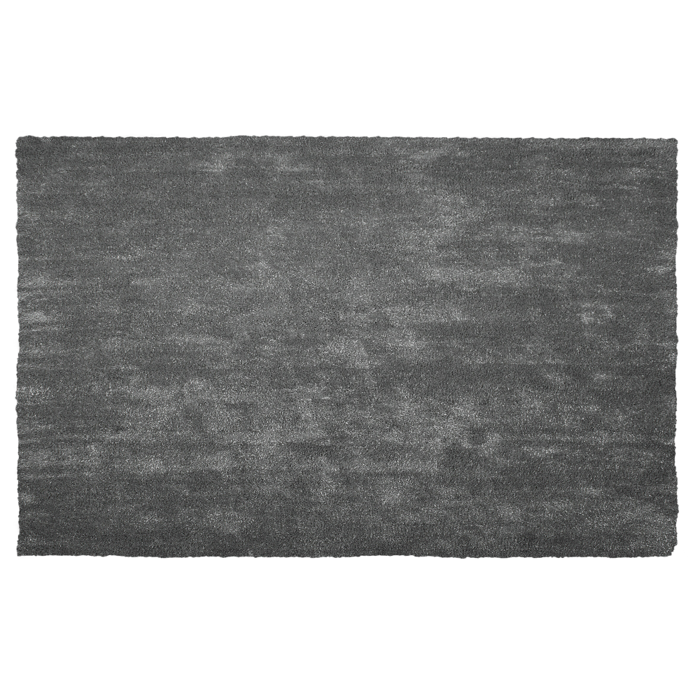Beliani Shaggy Rug Demre Dark Grey 200 X 300 Cm