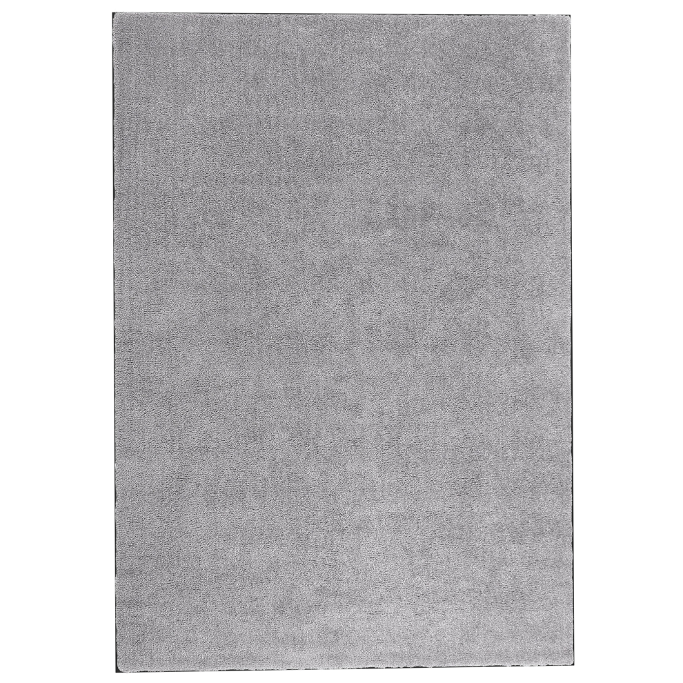 Beliani Shaggy Rug Demre Light Grey 160 X 230 Cm