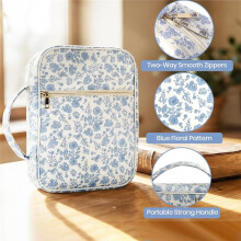 Custodia per Bibbia per Donne, Borsa per Bibbia, Custodia Trapuntata per Bibbia per Ragazze, Accessori per Lo Studio Della Bibbia A