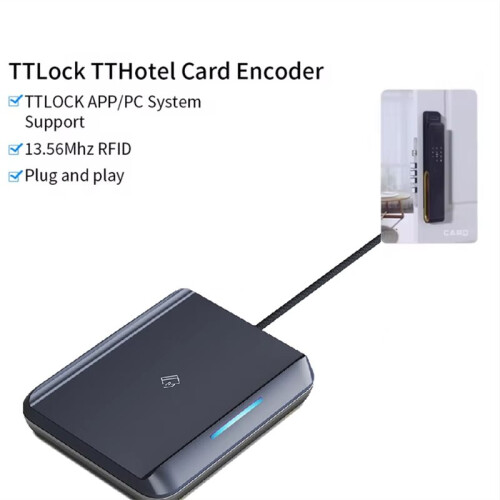 TTLOCK Card Encoder  Card Sensor NFC 13.56M M1 IC Card Reader RFID Chip Scanner for TTHotel System Hotel 2