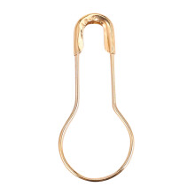 Gourd Hooks Calabash Shape Safety Pins Swing Tag 200 Pcs Gold Tone