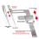 Guide for Sewing Machines - Seam Gauge for Perfect Stitching 2