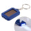 Mini 3led Solar Power Rechargeable Flashlight Light Keychain Lamp 4